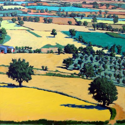 Chase end (akryl ombord) av Paul Powis