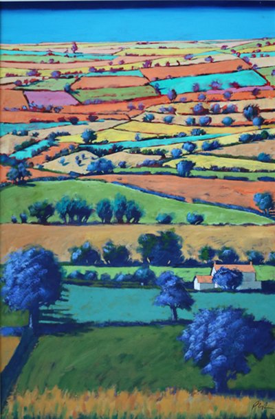 Devon II (akryl ombord) av Paul Powis