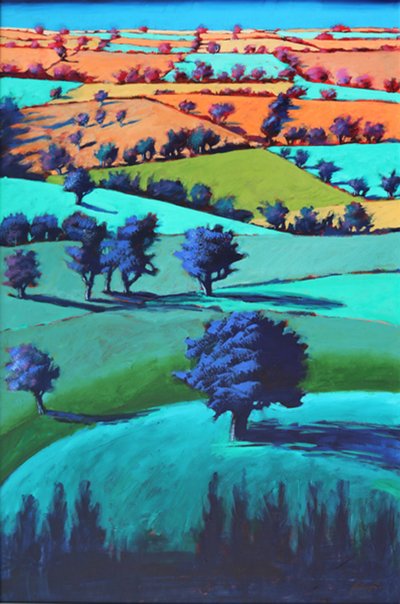 Martley (akryl ombord) av Paul Powis