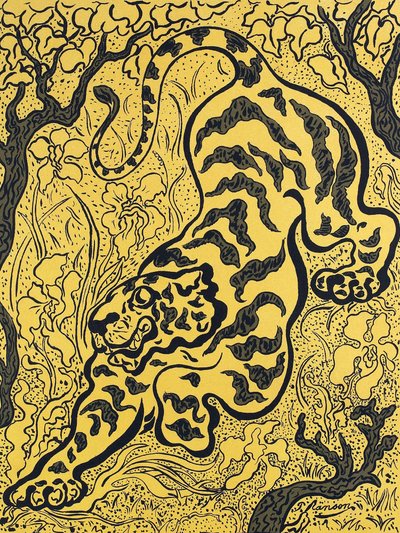 Tigern i djungeln av Paul Ranson