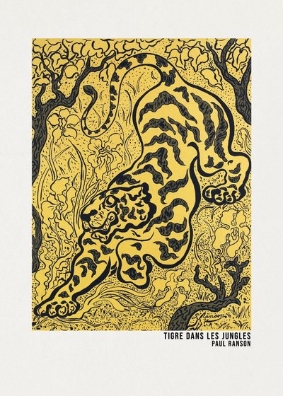 Tigern i djungeln – affisch av Paul Ranson