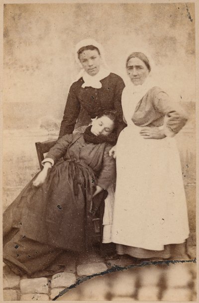 Hysterisk epilepsi, attack, epileptoid fas, illustration från 