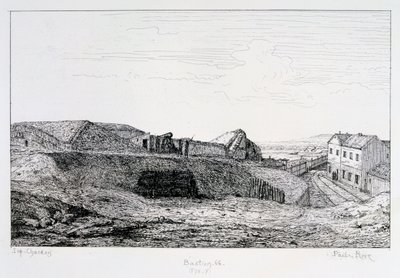 Bastion 66, belägringen av Paris, 1870-1871 av Paul Roux
