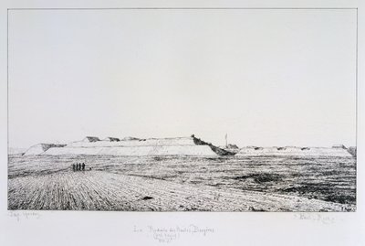 La Redoute des Hautes Brugeres, belägring av Paris, 1870-1871 av Paul Roux