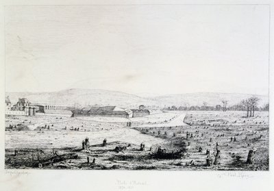 Porte dAuteuil, belägringen av Paris, 1870-1871 av Paul Roux