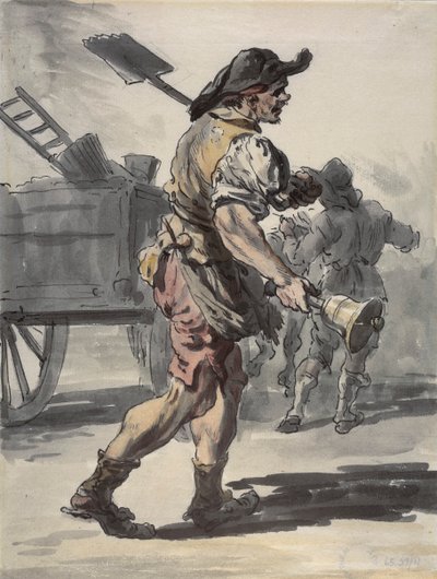 En kolman i London, 1759 av Paul Sandby