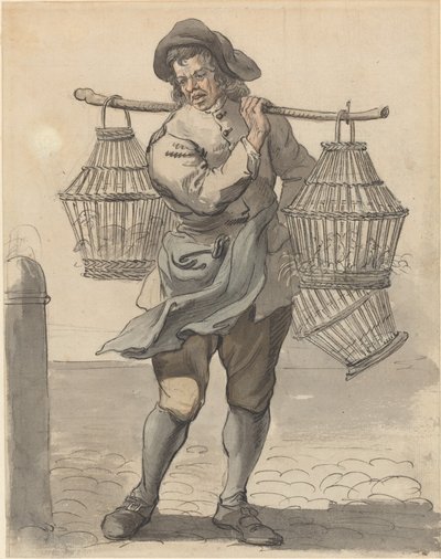 En fjäderfäsäljare av Paul Sandby