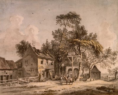 Ett offentligt hus av Paul Sandby, RA av Paul Sandby