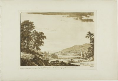 Bangor i grevskapet Caernarvon av Paul Sandby