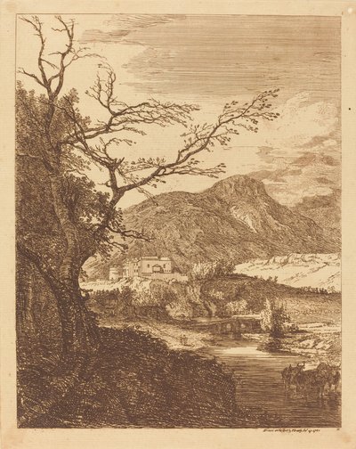 Capriccio med Edinburgh Castle och Arthur