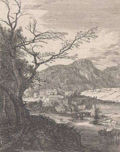 Capriccio med Edinburgh Castle och Arthur