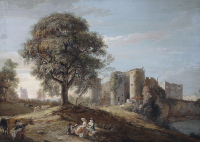 Chepstow Castle, 1790-talet av Paul Sandby