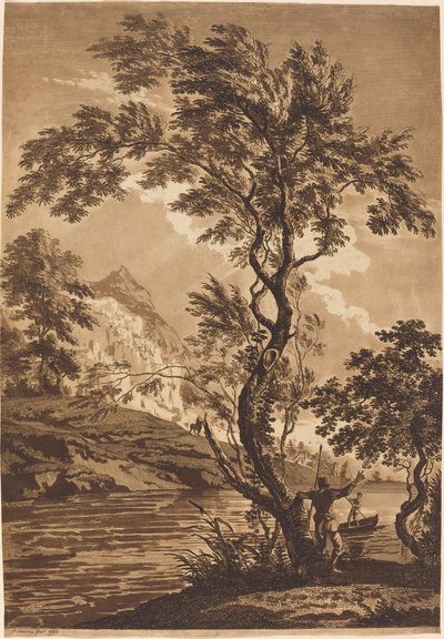 Italienskt landskap av Paul Sandby