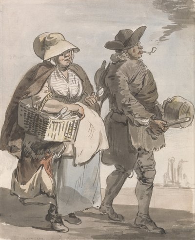 London Cries - Vill du ha några skedar... av Paul Sandby