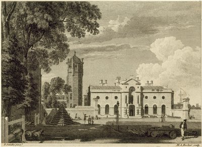 Royal Military Academy i Woolwich av Paul Sandby