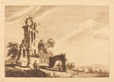 Förstörda Abbey av Paul Sandby