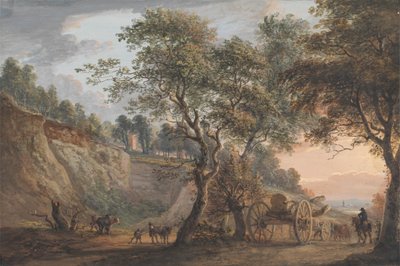 Utsikt i Charlton, Kent av Paul Sandby