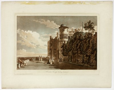 Windsor terrass blickar österut av Paul Sandby