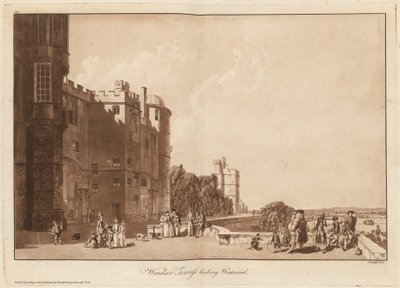 Windsor Terrass ser västerut av Paul Sandby