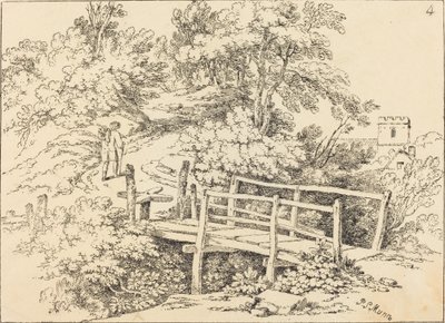 Country Footbridge (The Traveller) av Paul Sandby Munn