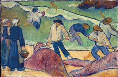 Litet landskap med tångfiskare av Paul Sérusier
