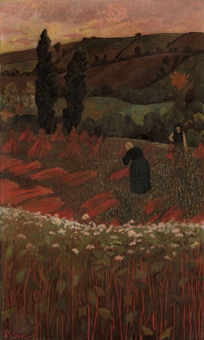 Skörden av bovete av Paul Sérusier