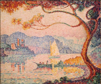 Antibes, Little Port av Bacon, 1917 av Paul Signac