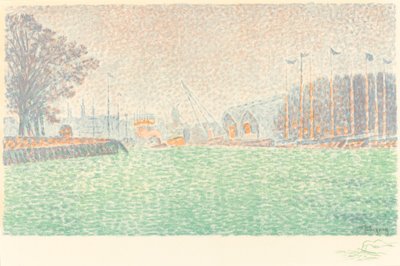 At Flushing (A Flessingue) av Paul Signac