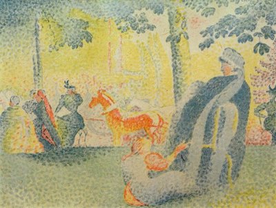 På Champs-Elysées av Paul Signac