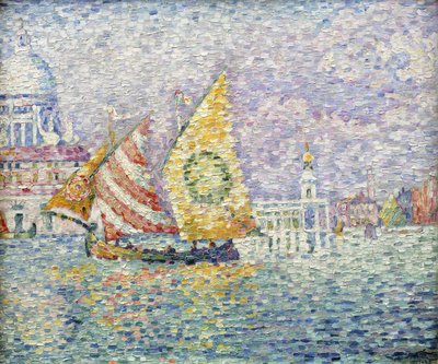 Bragozzo, Venedig, 1905 av Paul Signac