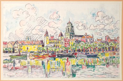 Ciboure, Saint-Jean-de-Luz, 1920 av Paul Signac