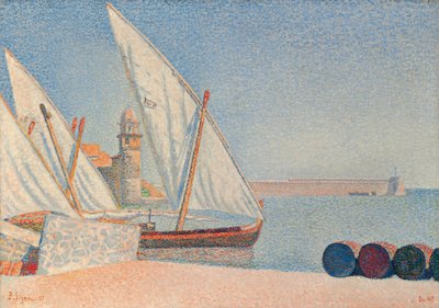 Collioure, Gungorna, 1887 av Paul Signac