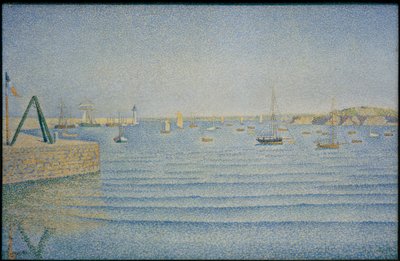 Hamnen i Portrieux av Paul Signac