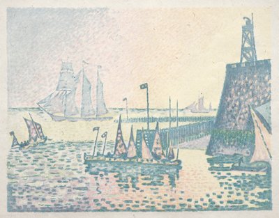 Kväll, Bryggan vid Vlissingen av Paul Signac