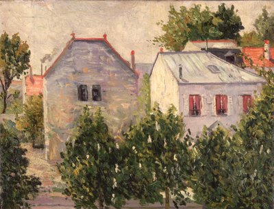 Trädgården i Asnieres av Paul Signac