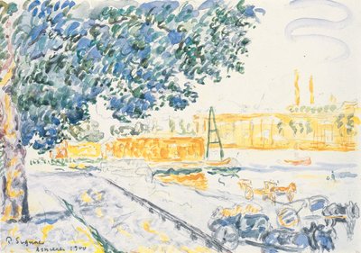 Seinen vid Asnières av Paul Signac