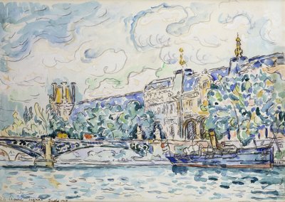Louvren, 1910 av Paul Signac