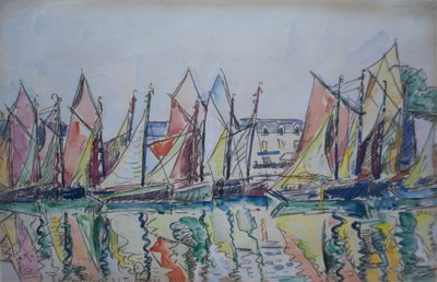 Pouliguen, 1929 av Paul Signac