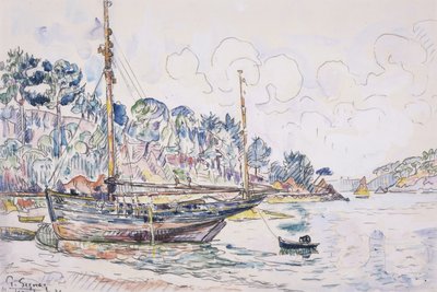 Lézardrieux: kusten av Paul Signac