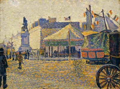 Place de Clichy, 1887 av Paul Signac
