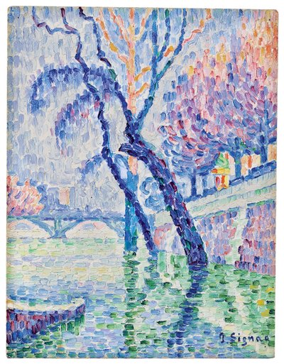 Konstbron, översvämning, 1930 av Paul Signac