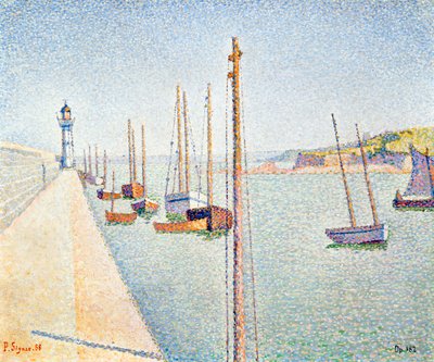 Portrieux, Bretagne, 1888 av Paul Signac