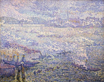 rotterdam. Ångorna av Paul Signac