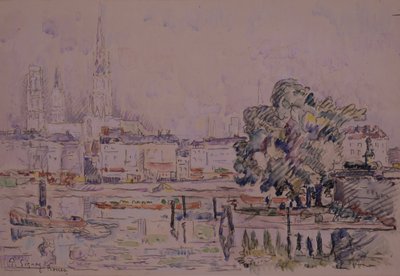 Rouen av Paul Signac