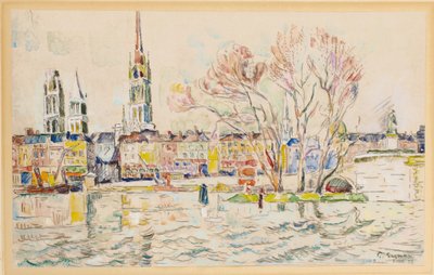 Rouen, 1924 av Paul Signac