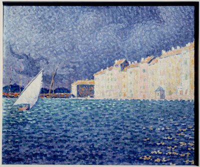 Saint Tropez-målning av Paul Signac (1863-1935) 1895 Saint Tropez Museum of the Annonciade av Paul Signac