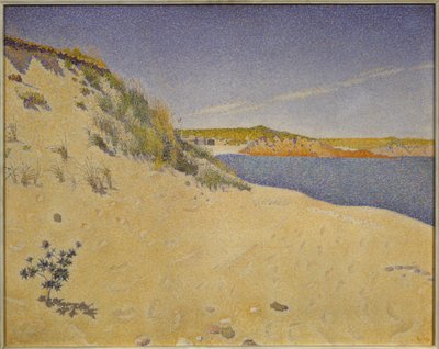 Sandig kust av Paul Signac