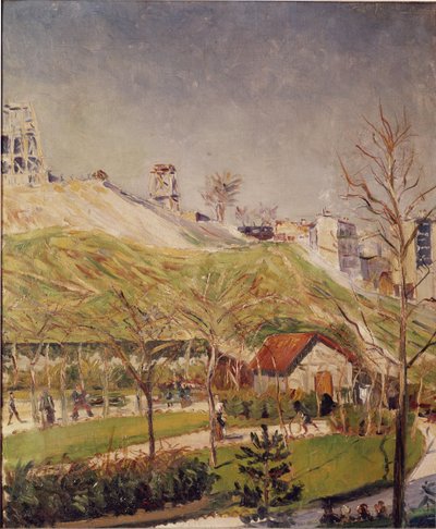 Square Saint-Pierre och Butte Montmartre. Målning av Paul Signac (1863-1935) av Paul Signac