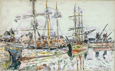 St. Malo, 1925 av Paul Signac