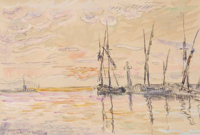 St Tropez av Paul Signac